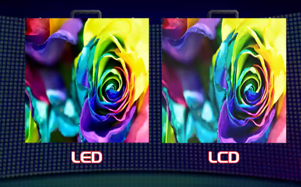 مقارنة بين شاشات LED سكرين وشاشات LCD